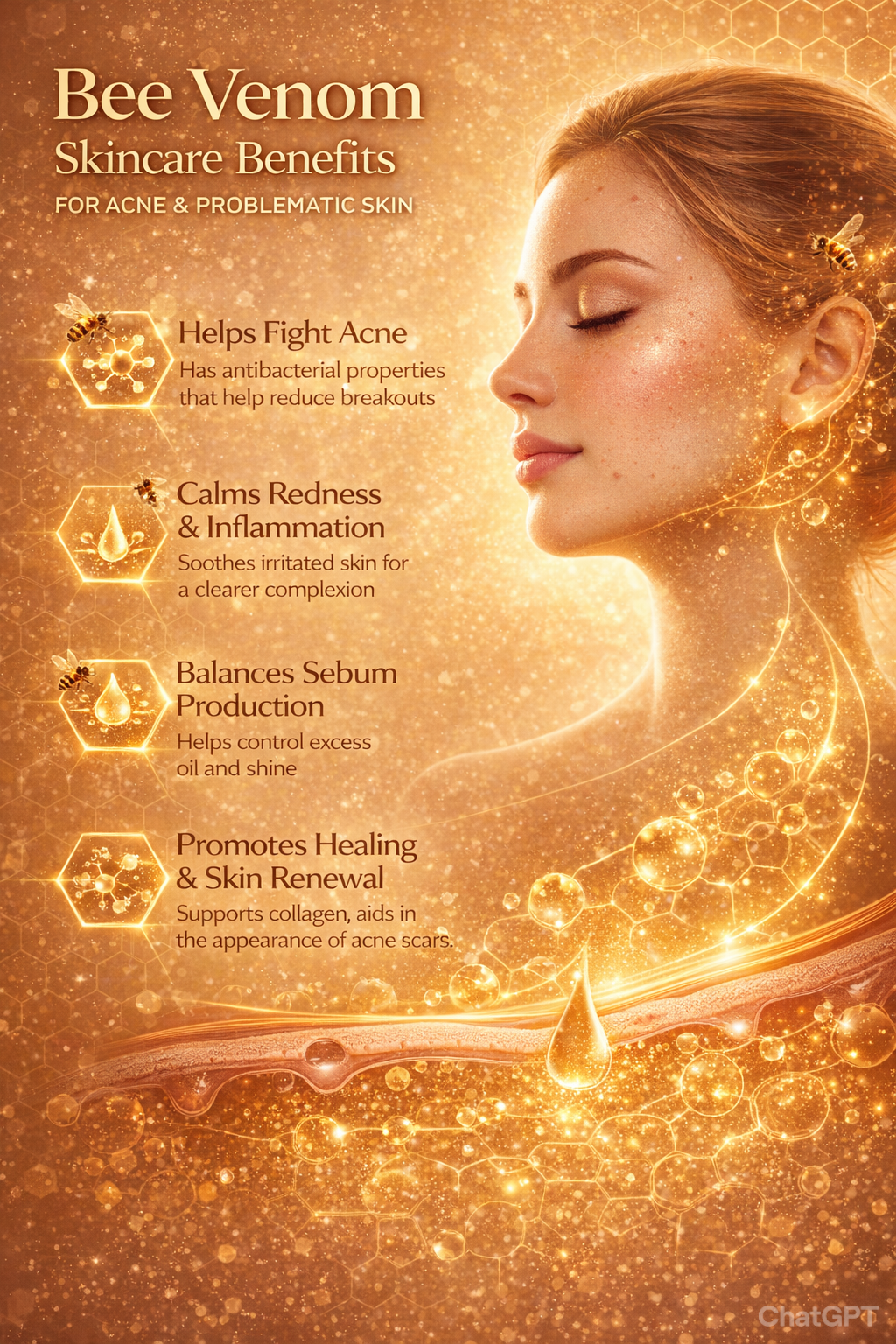 The Buzz Behind Bee Venom in Skin Care: Science-Backed Benefits + How It Works