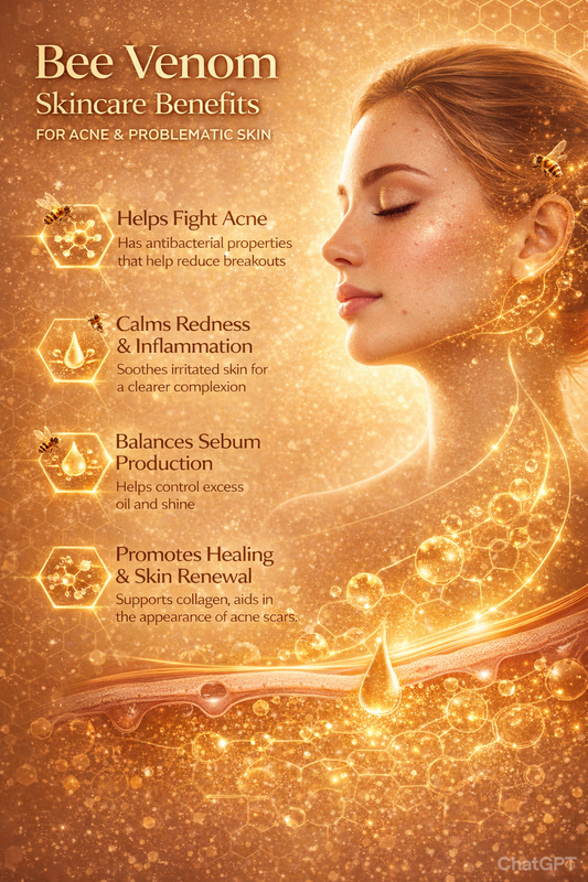 The Buzz Behind Bee Venom in Skin Care: Science-Backed Benefits + How It Works