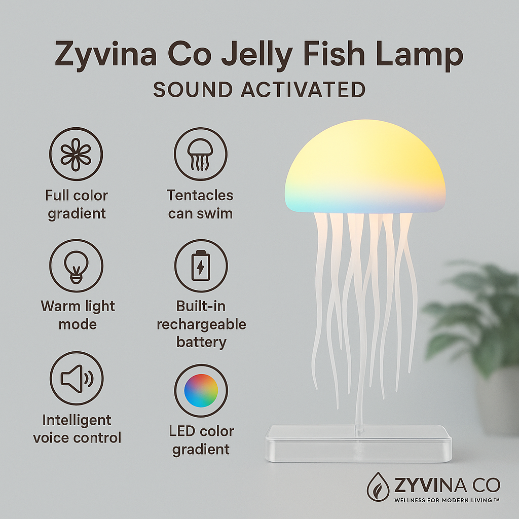 Sound Activated All-In-One Jellyfish Lamp