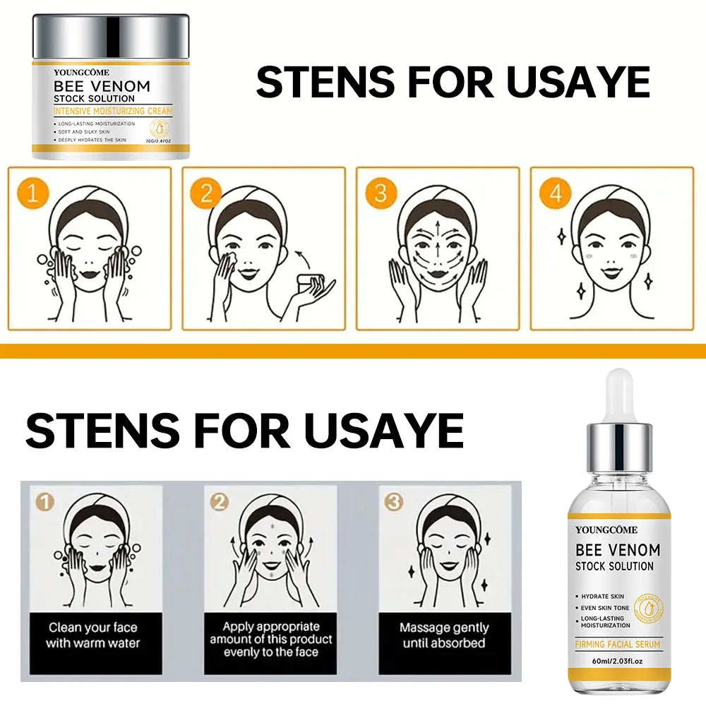 Bee Venom Cream & Serum Combo Set