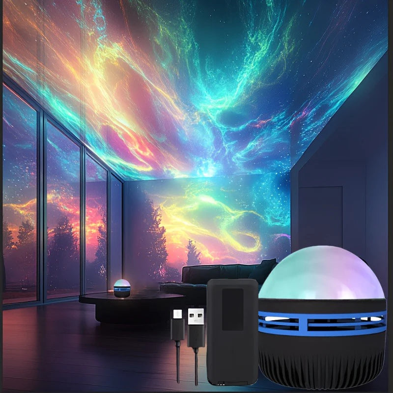 LED Northern Lights Projection Lamp