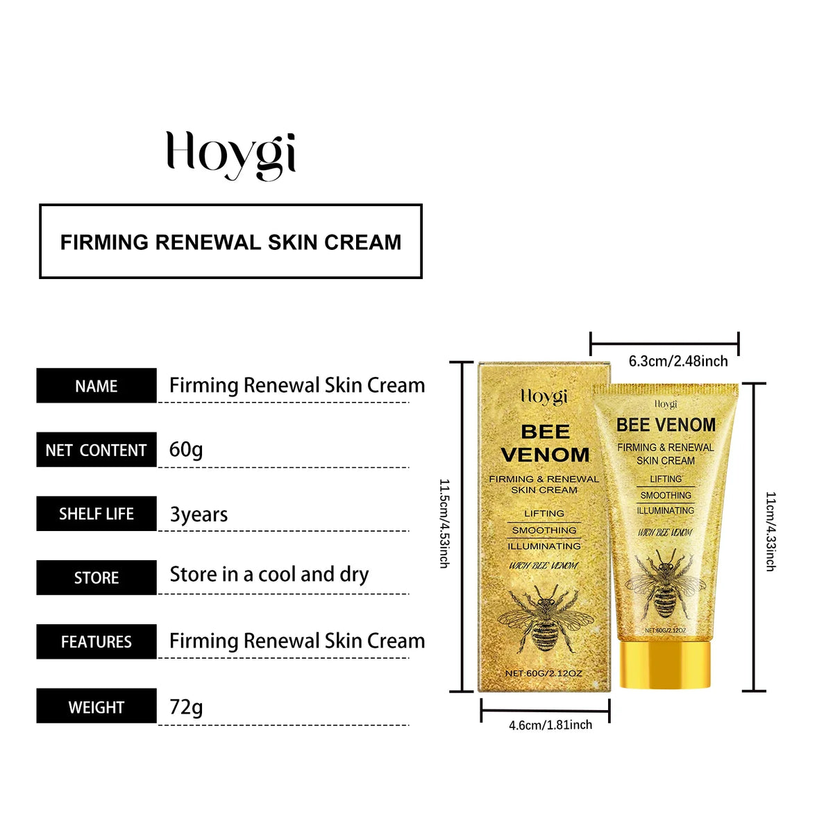 Bee Venom Sculpting Face Cream