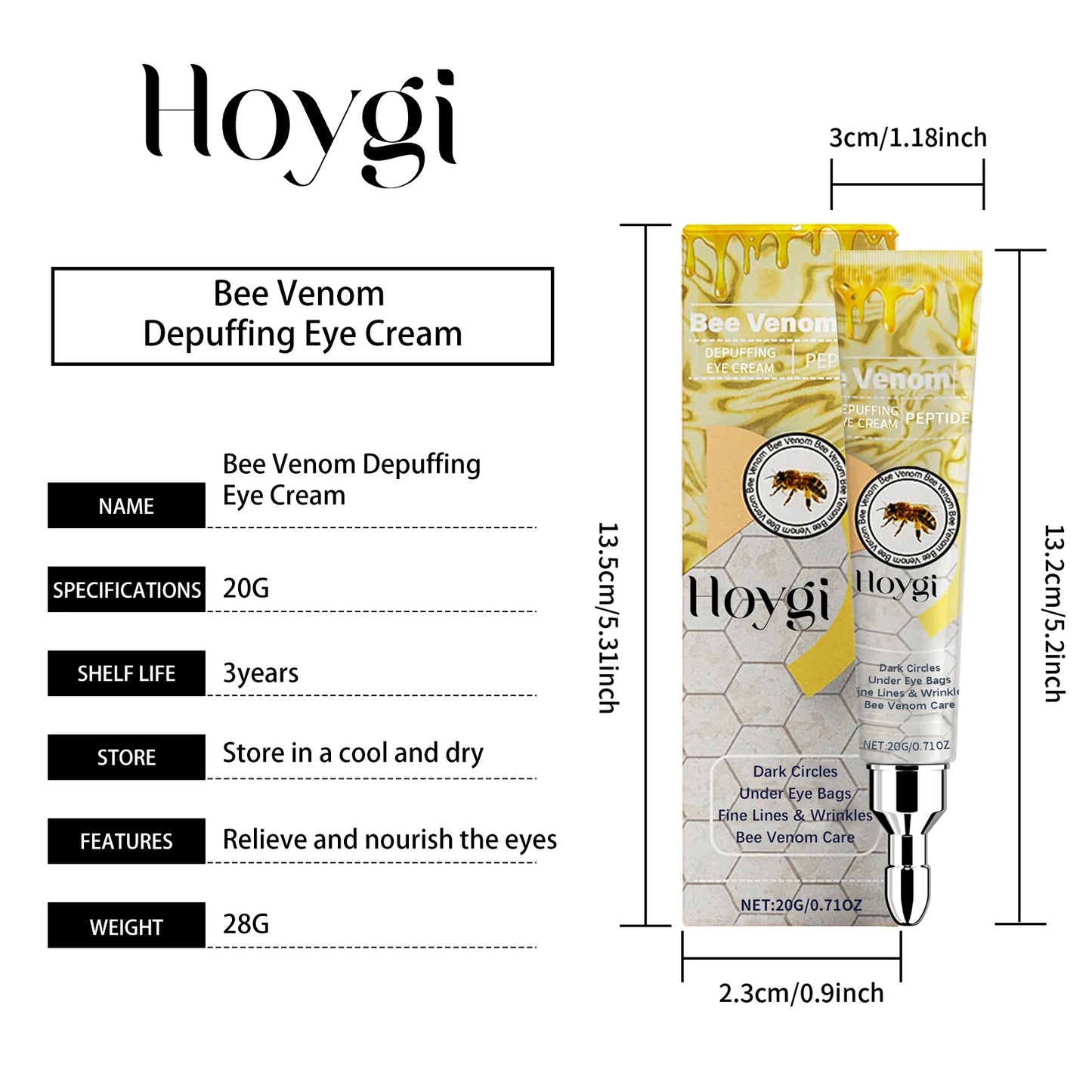 Bee Venom Depuffing Eye Cream