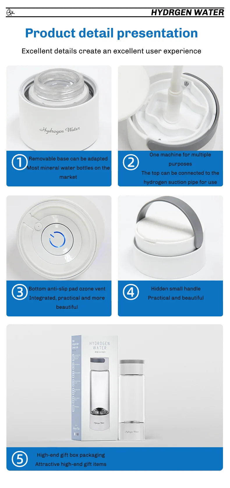 Hydrogen-Rich Water Bottle