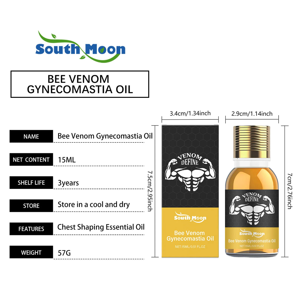 Men’s Bee Venom Gynecomastia Oil