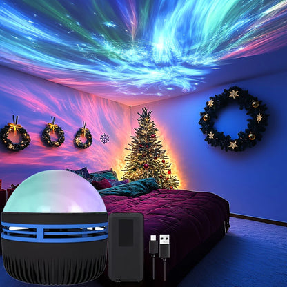 LED Northern Lights Projection Lamp