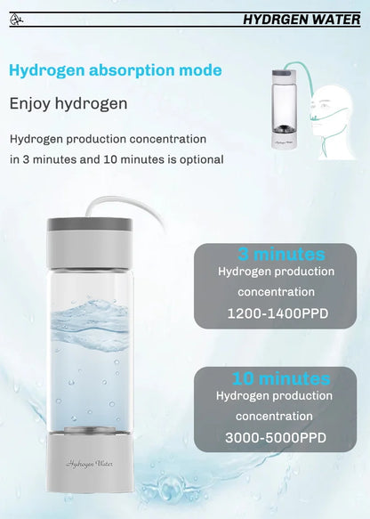 Hydrogen-Rich Water Bottle